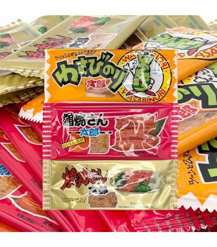 Amazon.co.jp: 菓道 蒲焼さん太郎（30枚）＋ 焼肉さん太郎（30枚） ＋